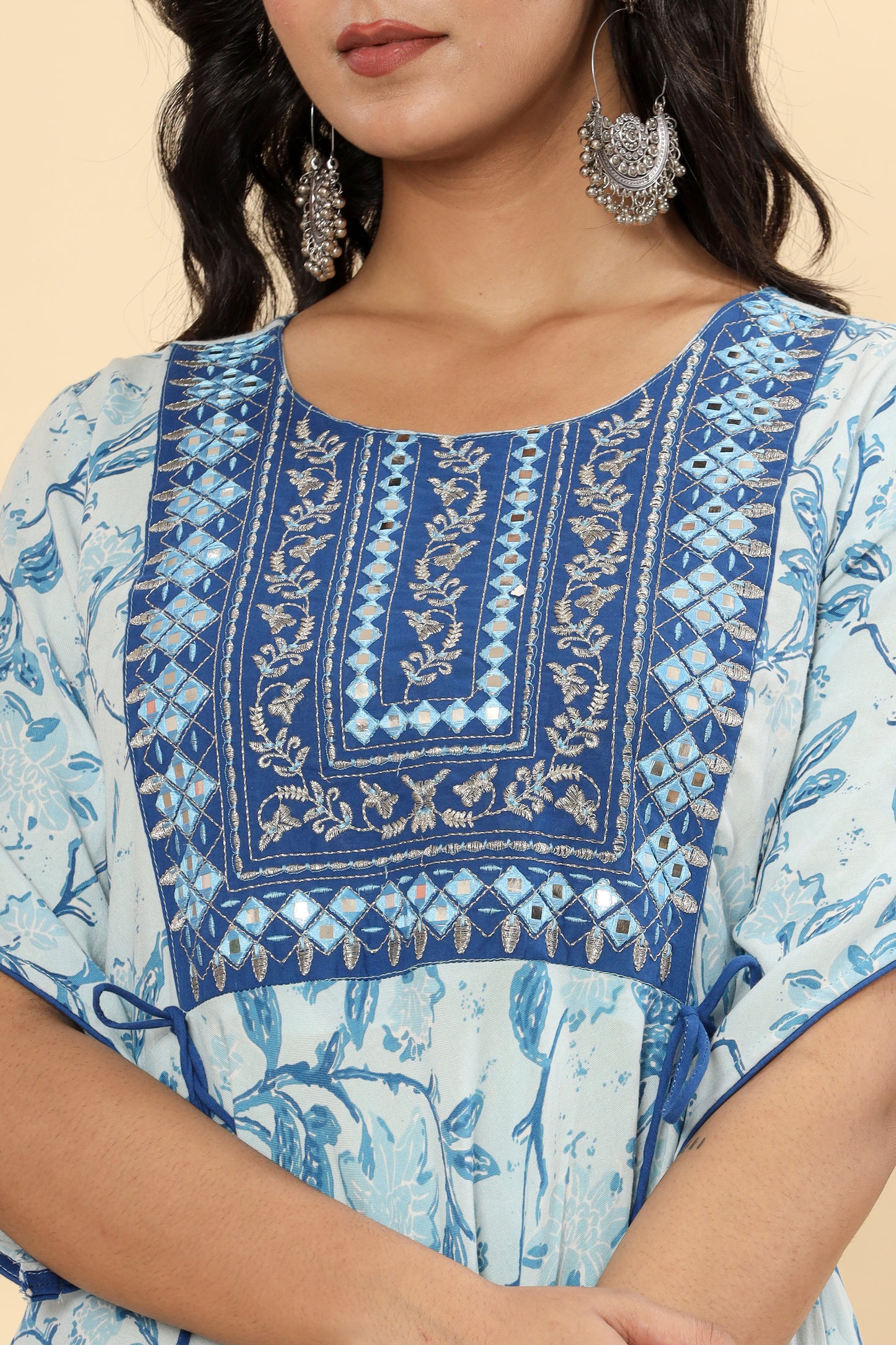 Jaipurite Embroidered Anarkali Gown