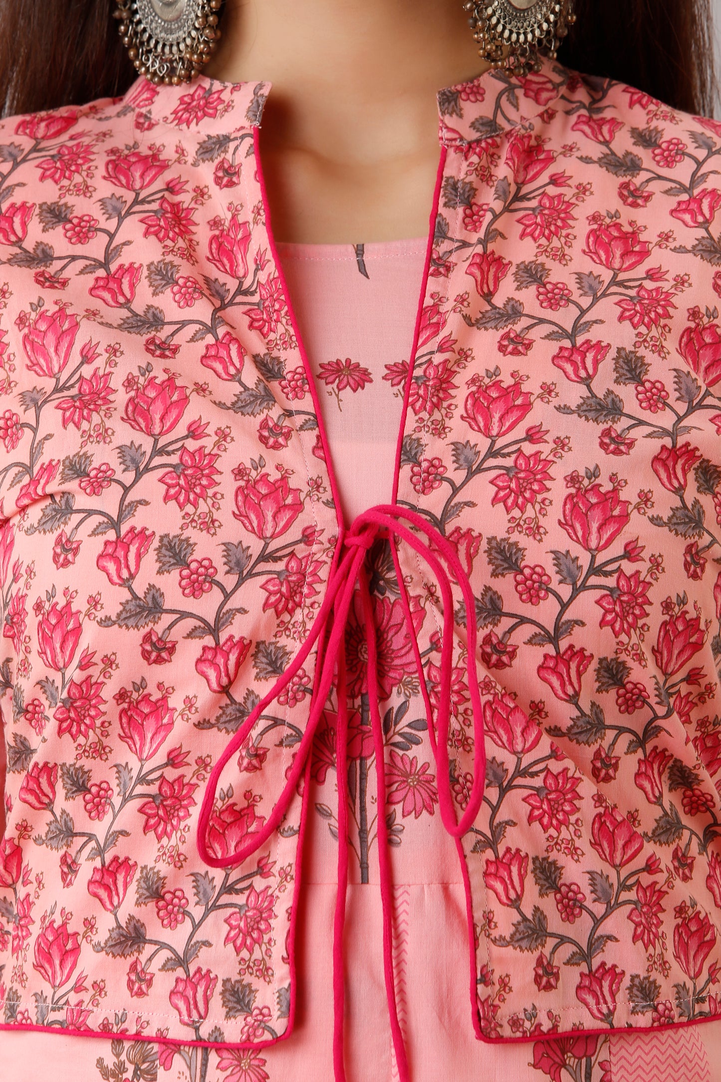 Jaipurite Exclusive Designer Dress in Pink