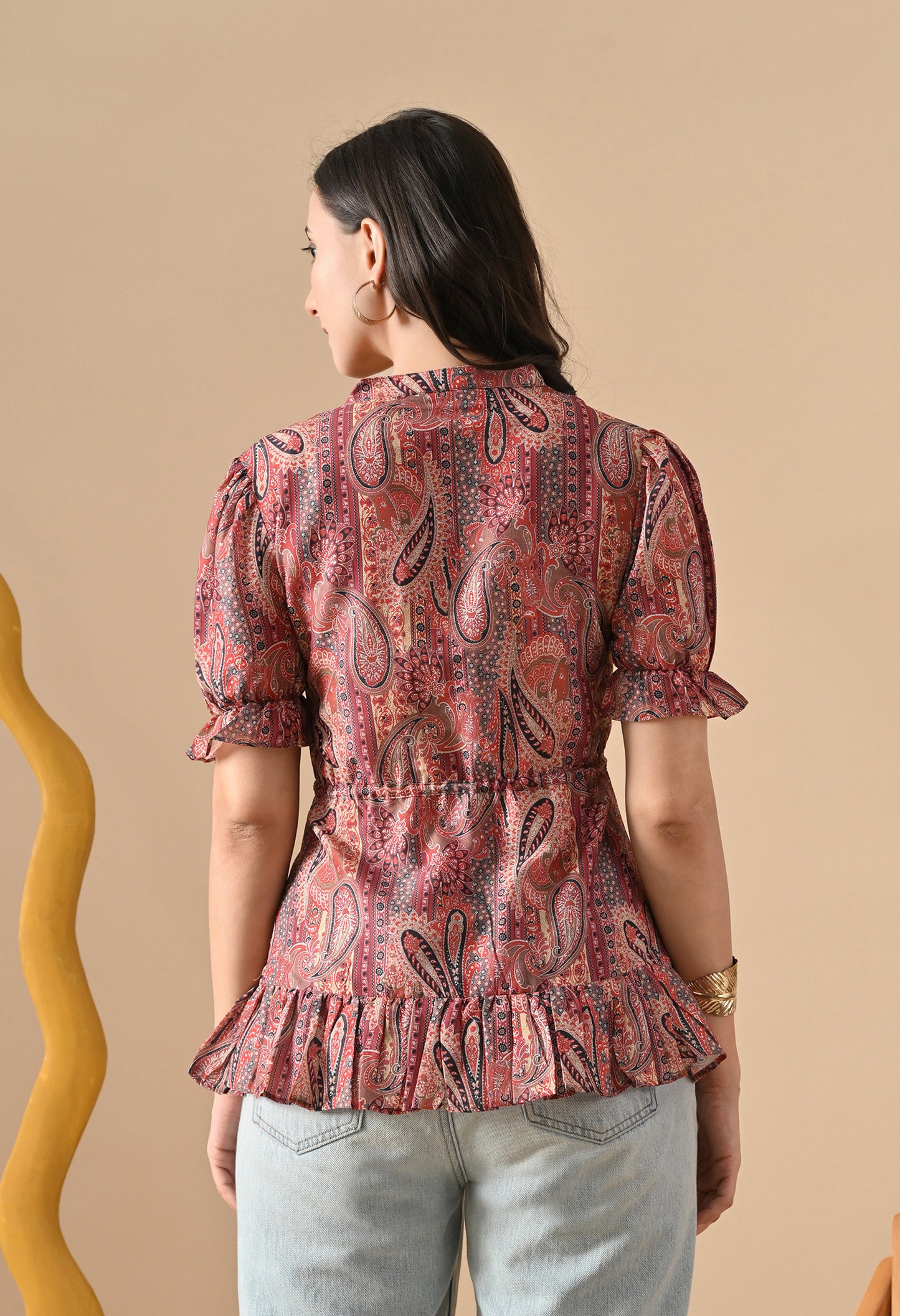 Paisley Short Tunic For Girls