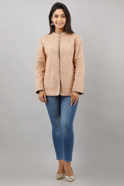 Jaipurite Reversible Woolen Jacket For Women