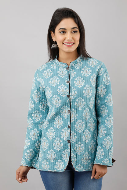 Jaipurite Reversible Woolen Jacket For Women