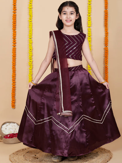 Girls Wedding Skirt Top and dupatta Set