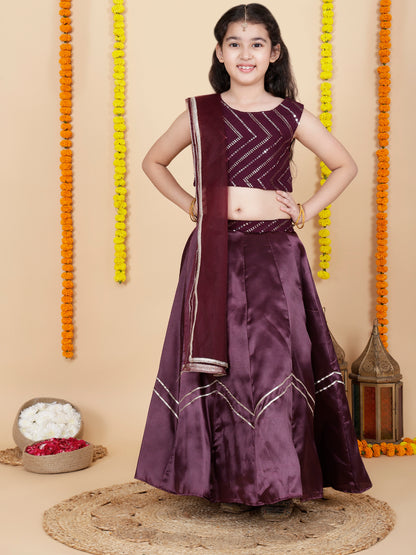 Girls Wedding Skirt Top and dupatta Set