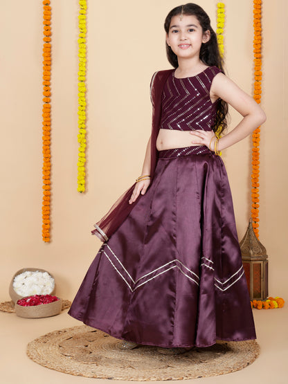 Girls Wedding Skirt Top and dupatta Set
