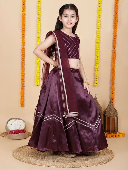 Girls Wedding Skirt Top and dupatta Set