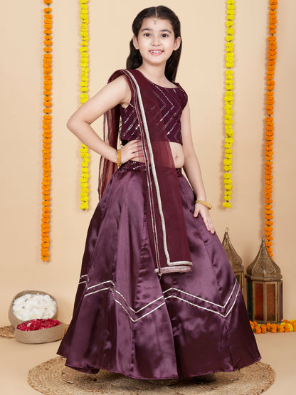Girls Wedding Skirt Top and dupatta Set