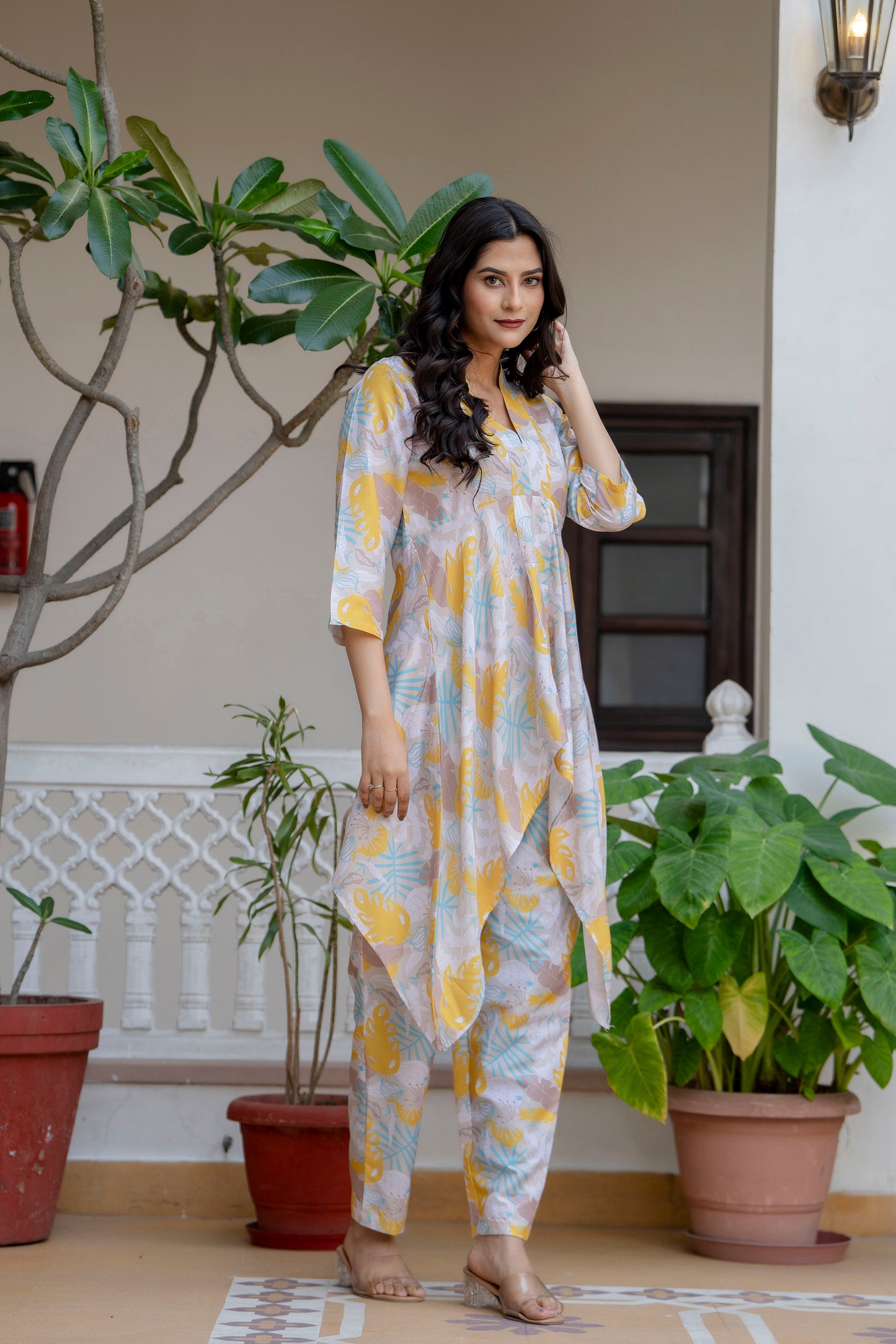 Jaipurite Beautiful Asymmetrical Co-ord Set