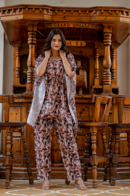 Jaipurite Kaftan Co-Ord Set With Knote