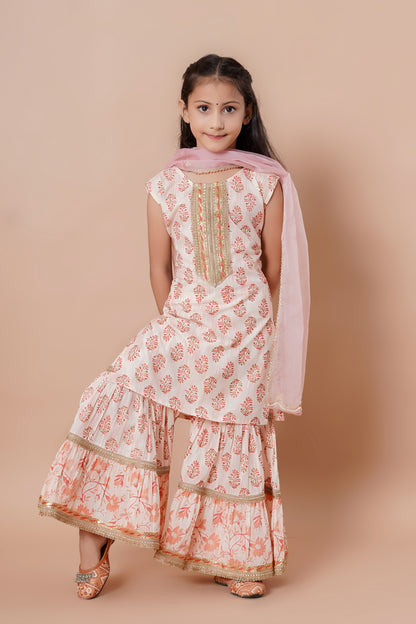 Anarkali Kurta & Sharara With Dupatta