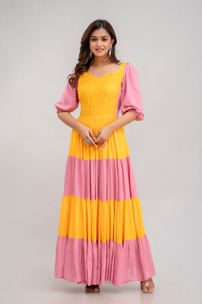 Jaipurite Women Solid Viscose Rayon Anarkali Kurta